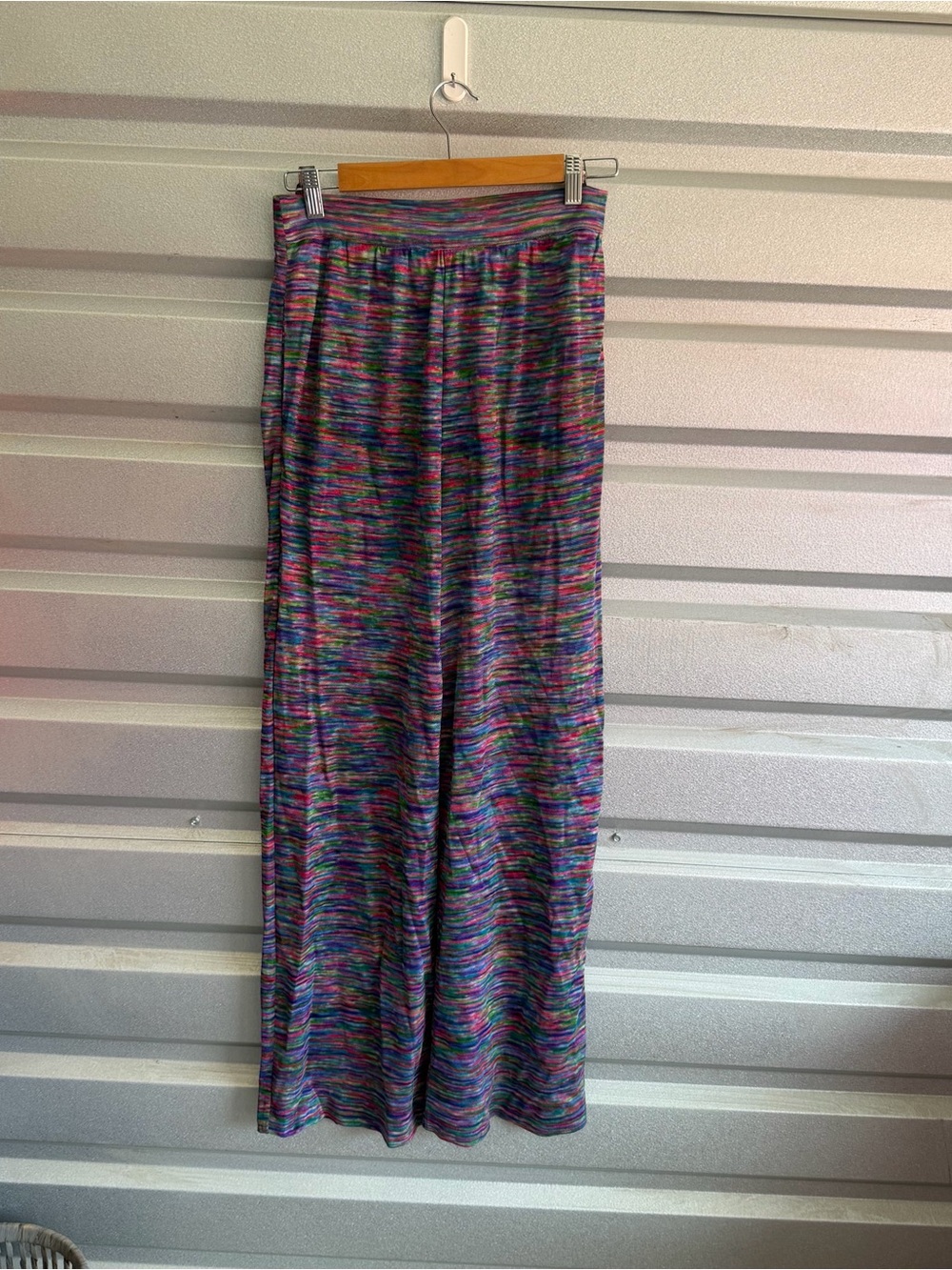 missoni vintage 70s shimmer wide leg pants
